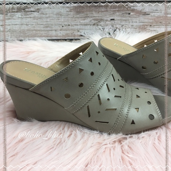 NATURALIZER | Laser Cut Wedge Mule N5 Comfort NEW - Picture 5 of 6
